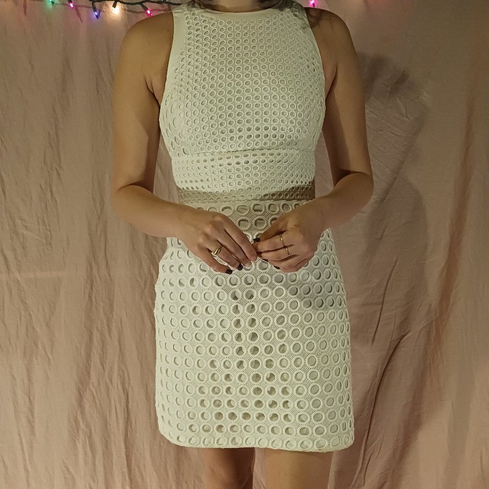 White 60s Style Dress